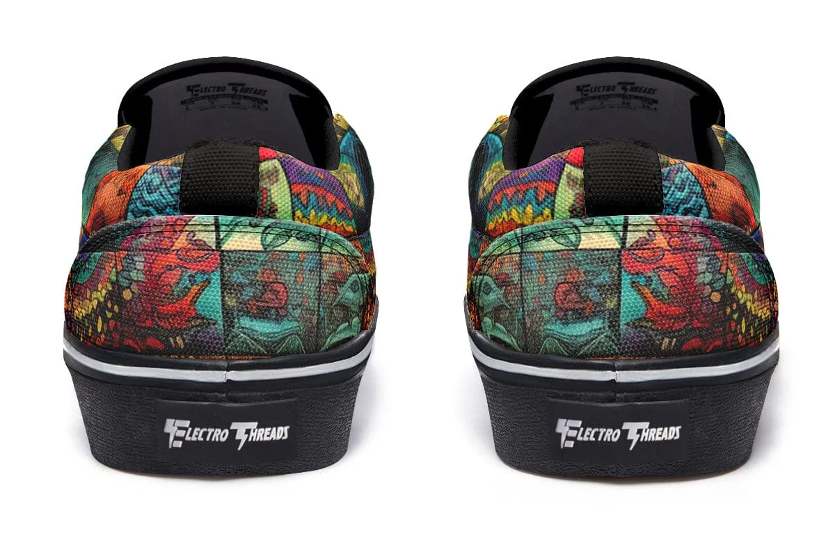 Sunny Blotter Slip on Shoes