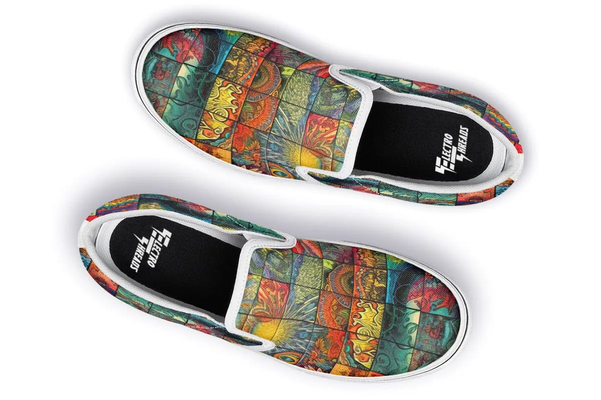 Sunny Blotter Slip on Shoes