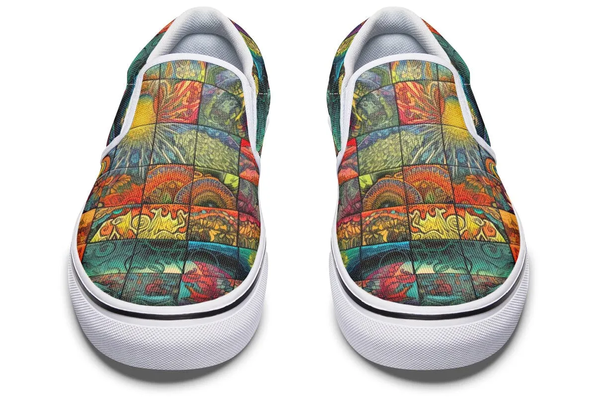 Sunny Blotter Slip on Shoes
