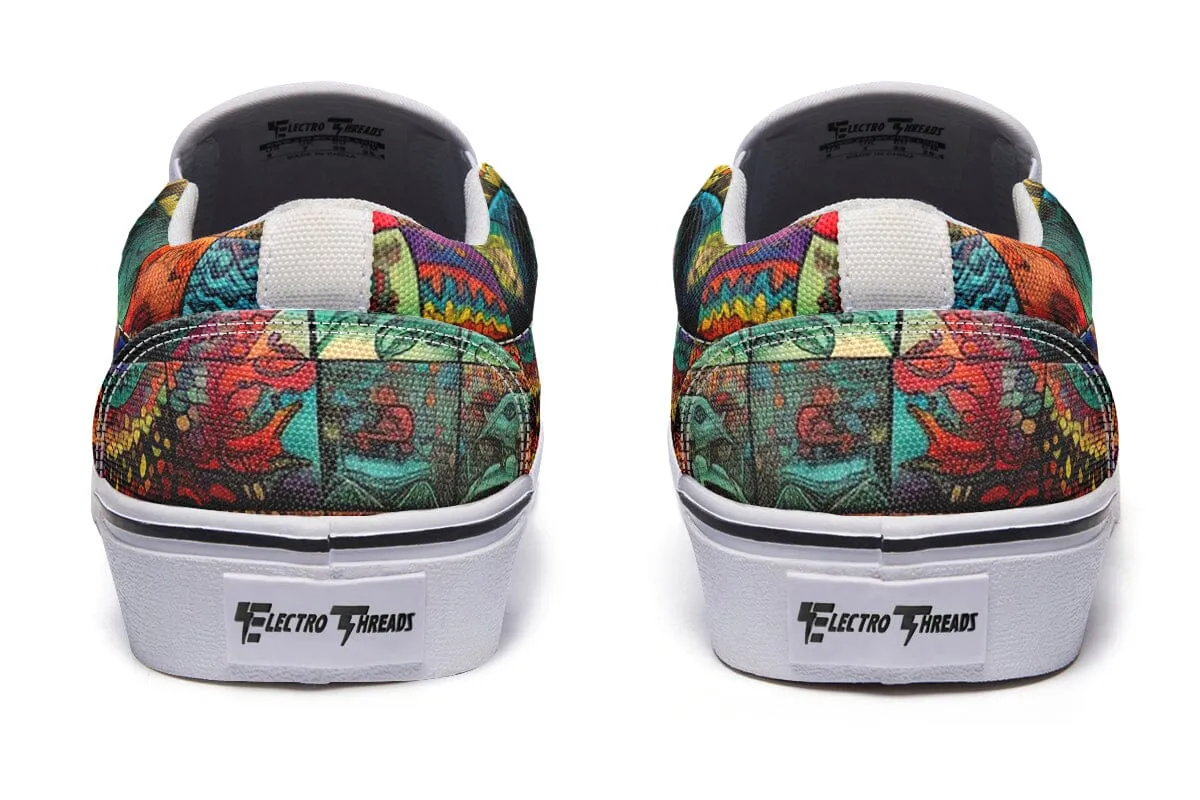 Sunny Blotter Slip on Shoes