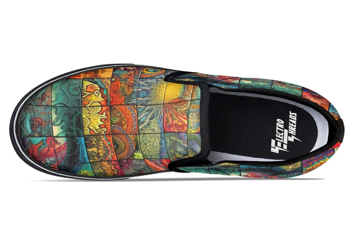 Sunny Blotter Slip on Shoes