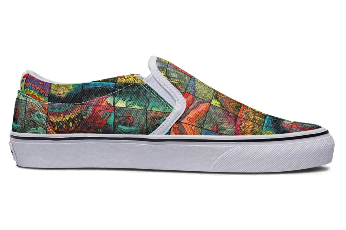 Sunny Blotter Slip on Shoes