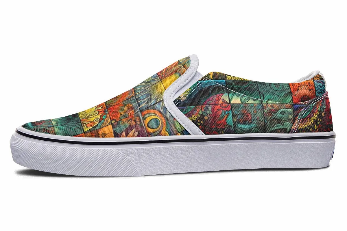 Sunny Blotter Slip on Shoes