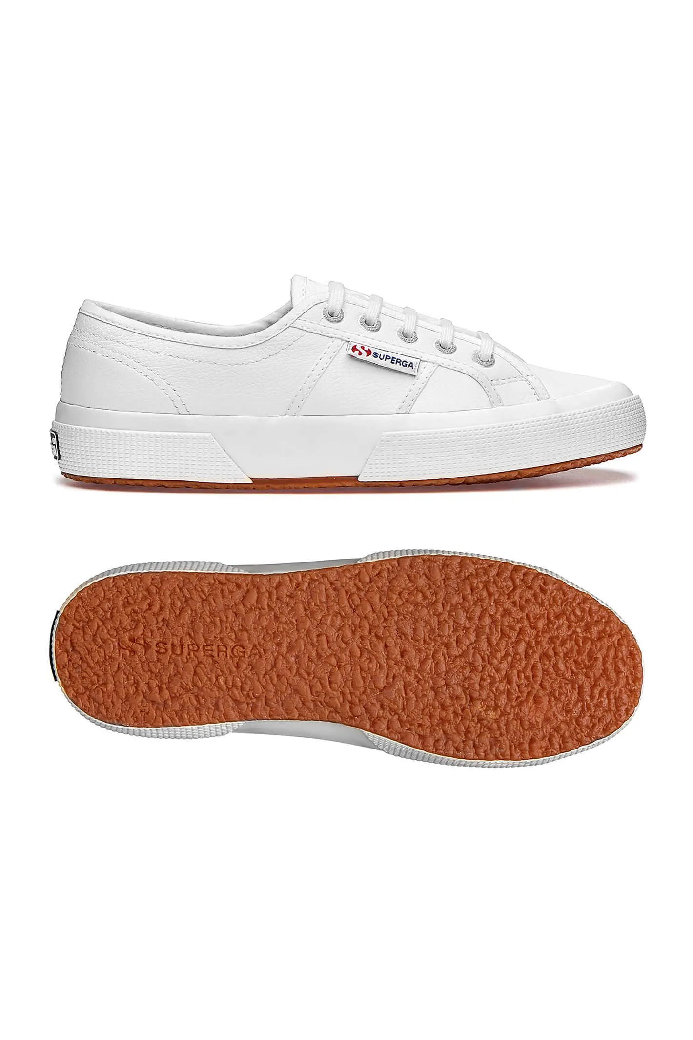 Superga 2750 S009VH0 900 White Leather Trainer