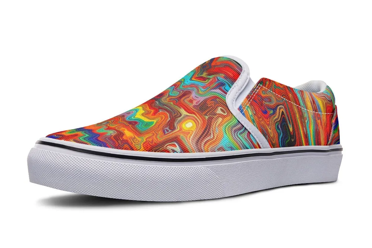 Swirling Vision Slip on Shoes