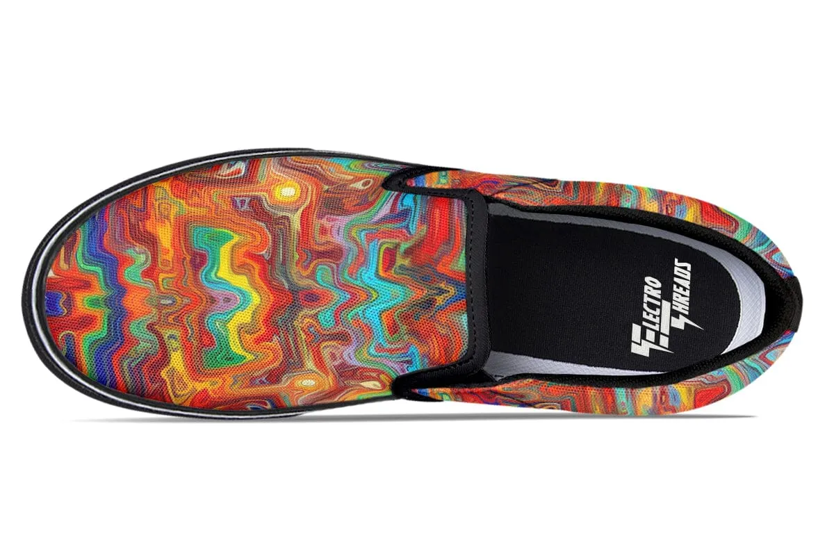 Swirling Vision Slip on Shoes