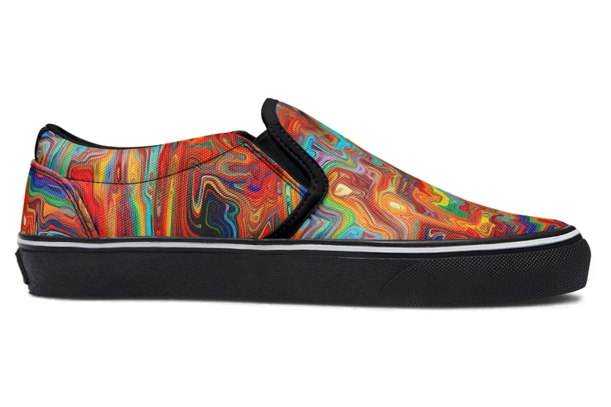 Swirling Vision Slip on Shoes