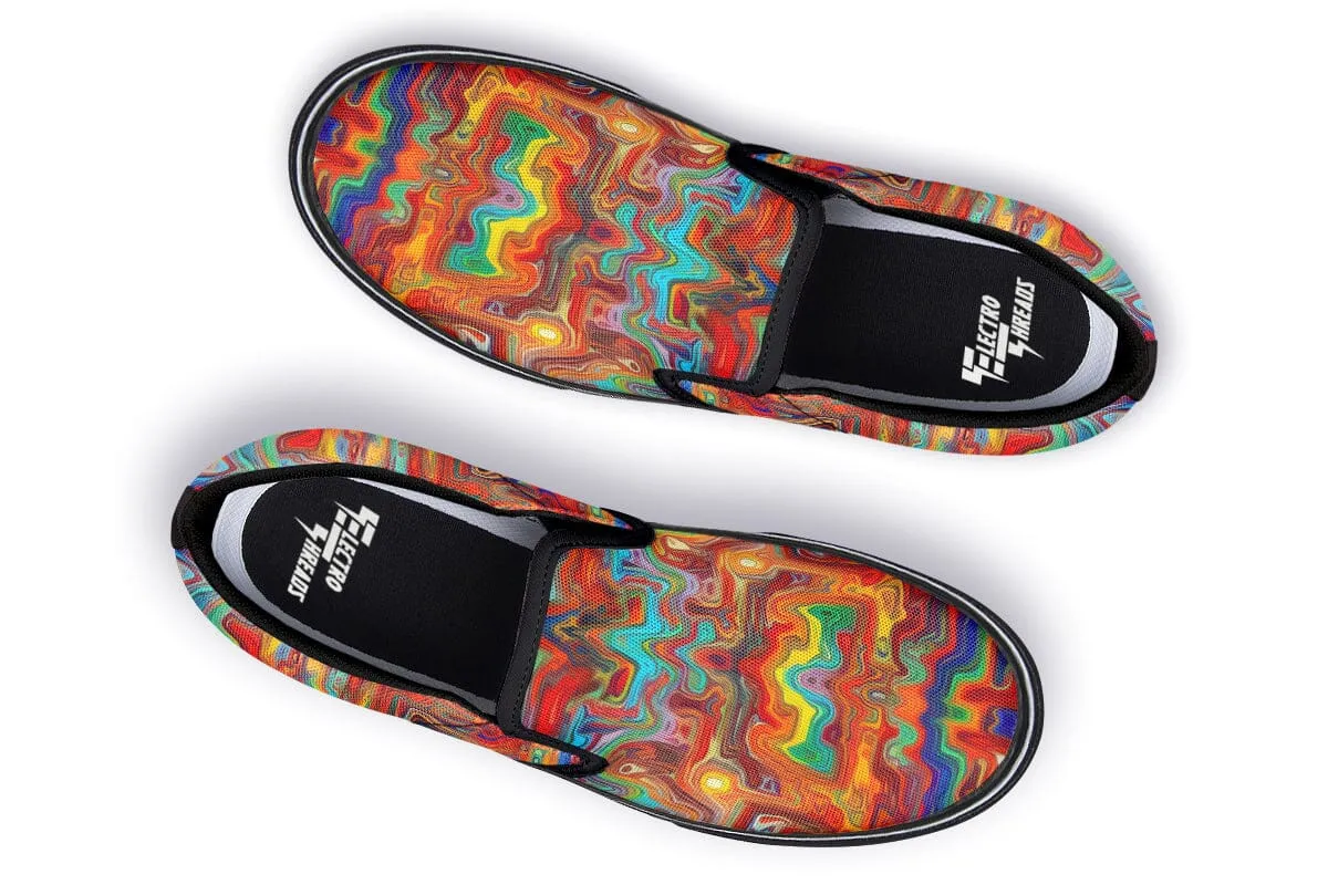 Swirling Vision Slip on Shoes