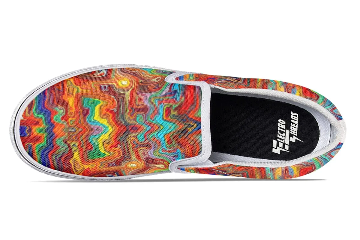 Swirling Vision Slip on Shoes