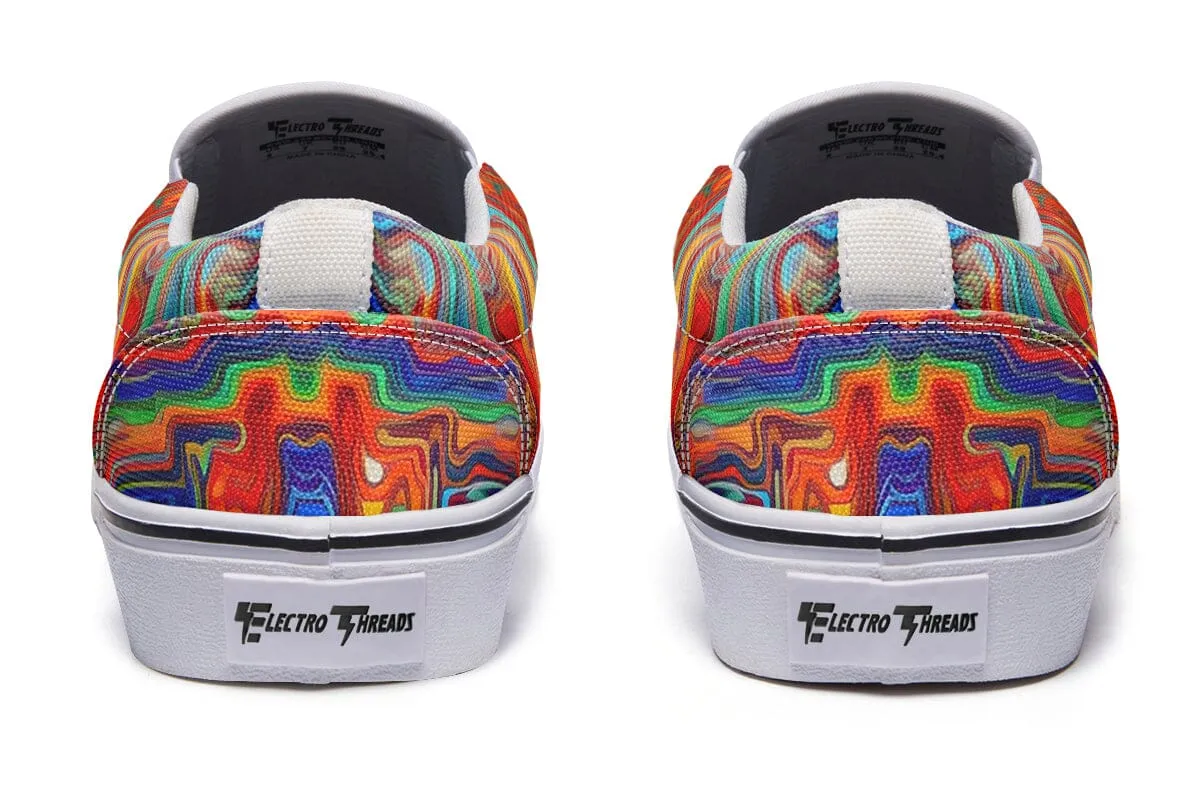 Swirling Vision Slip on Shoes