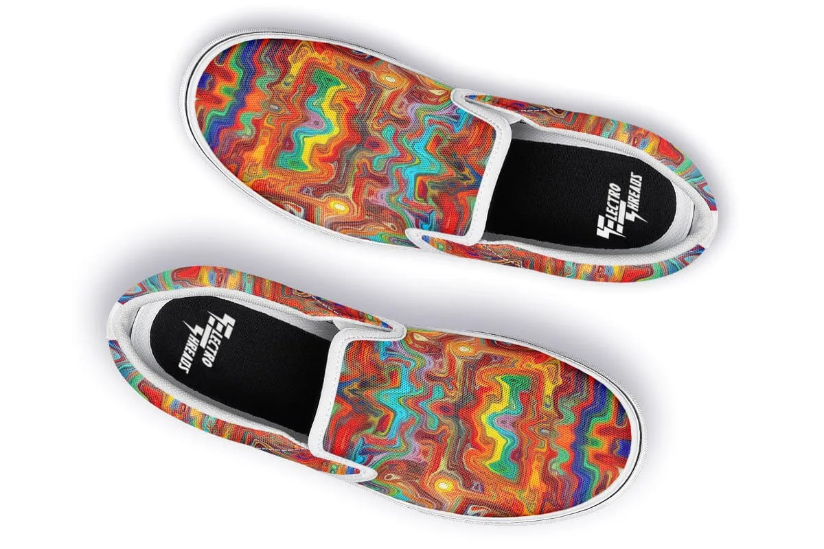 Swirling Vision Slip on Shoes
