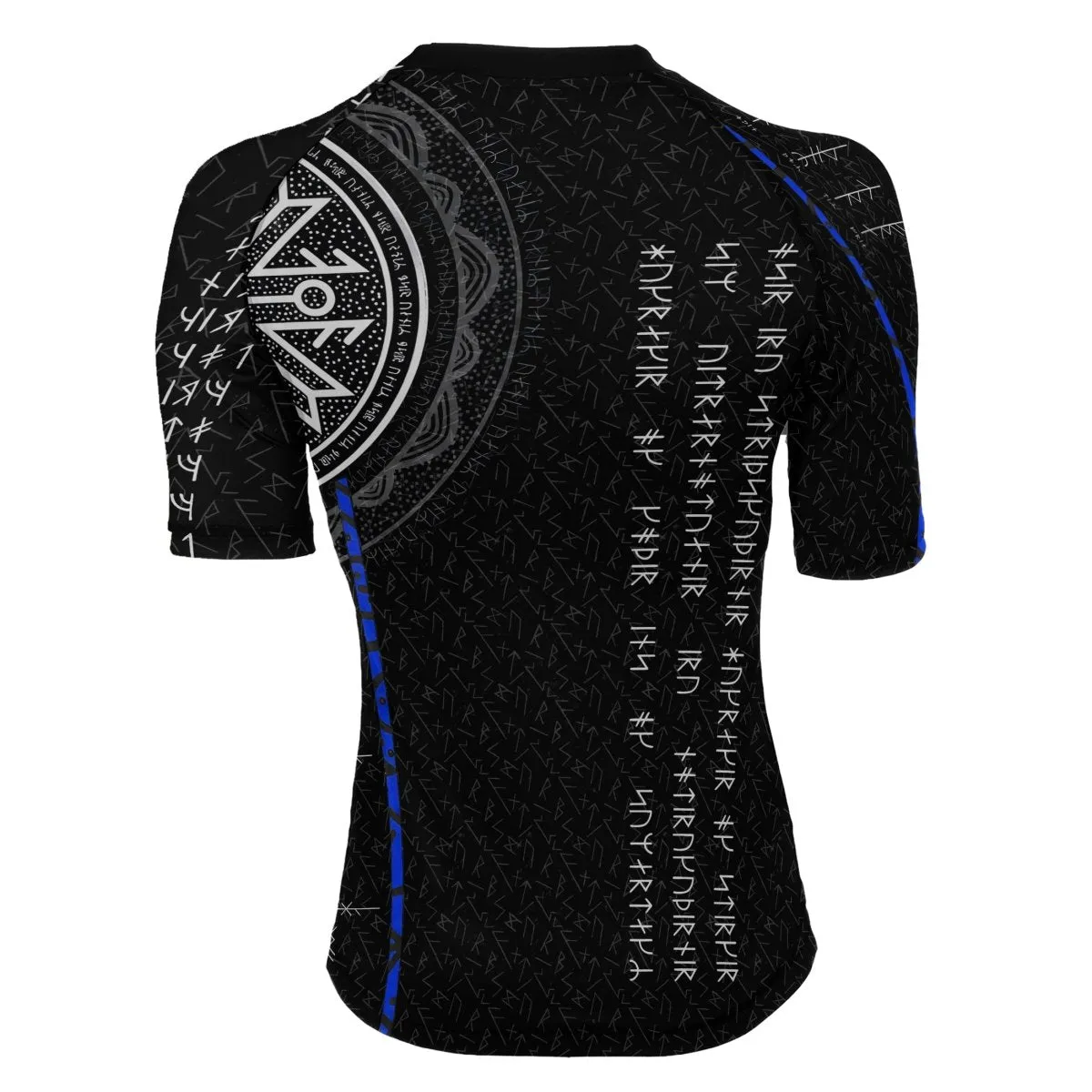 Viking Norse Rune Women's Short Sleeve Rash Guard