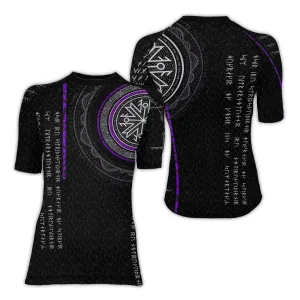 Viking Norse Rune Women's Short Sleeve Rash Guard