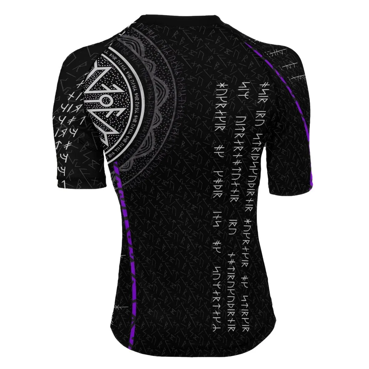 Viking Norse Rune Women's Short Sleeve Rash Guard