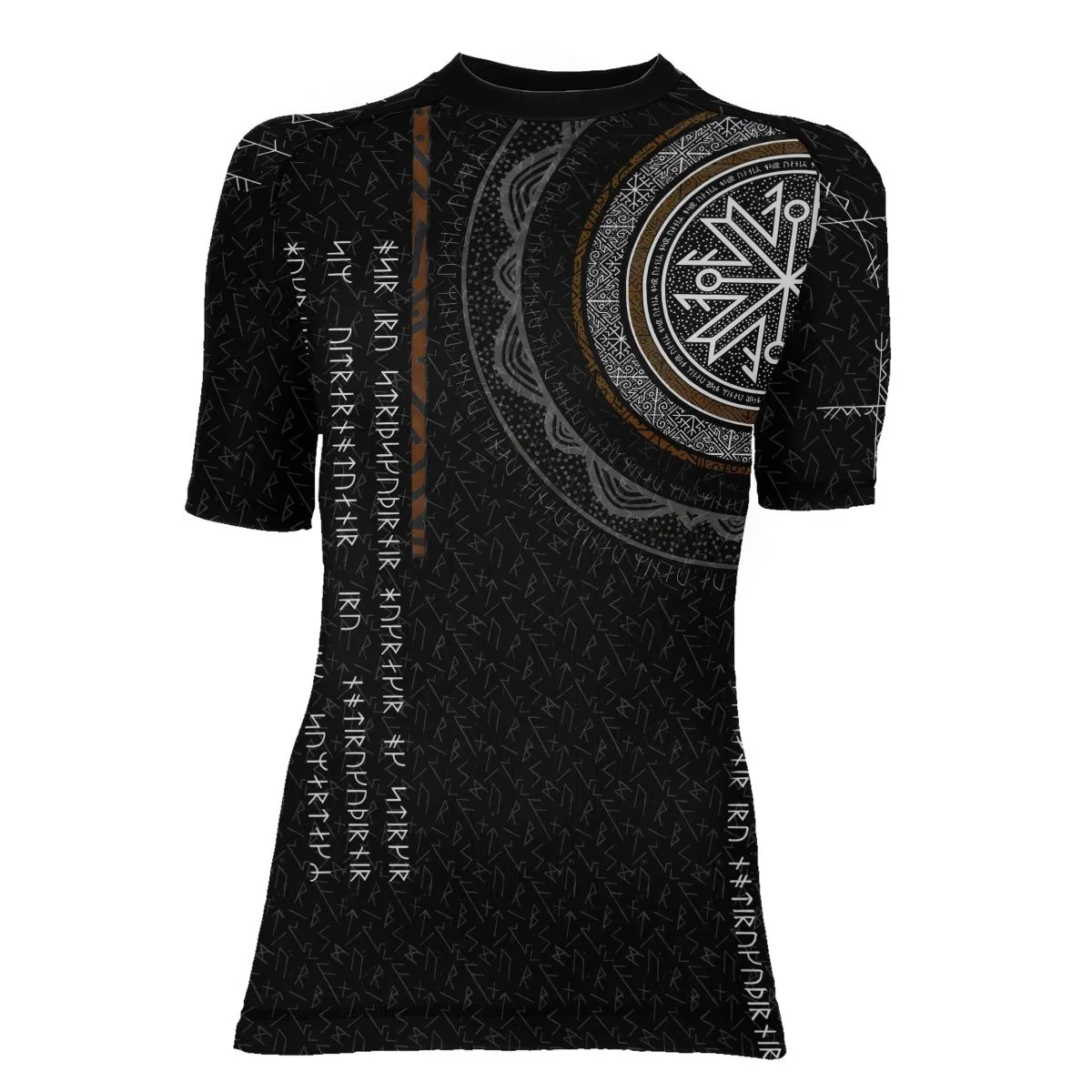 Viking Norse Rune Women's Short Sleeve Rash Guard