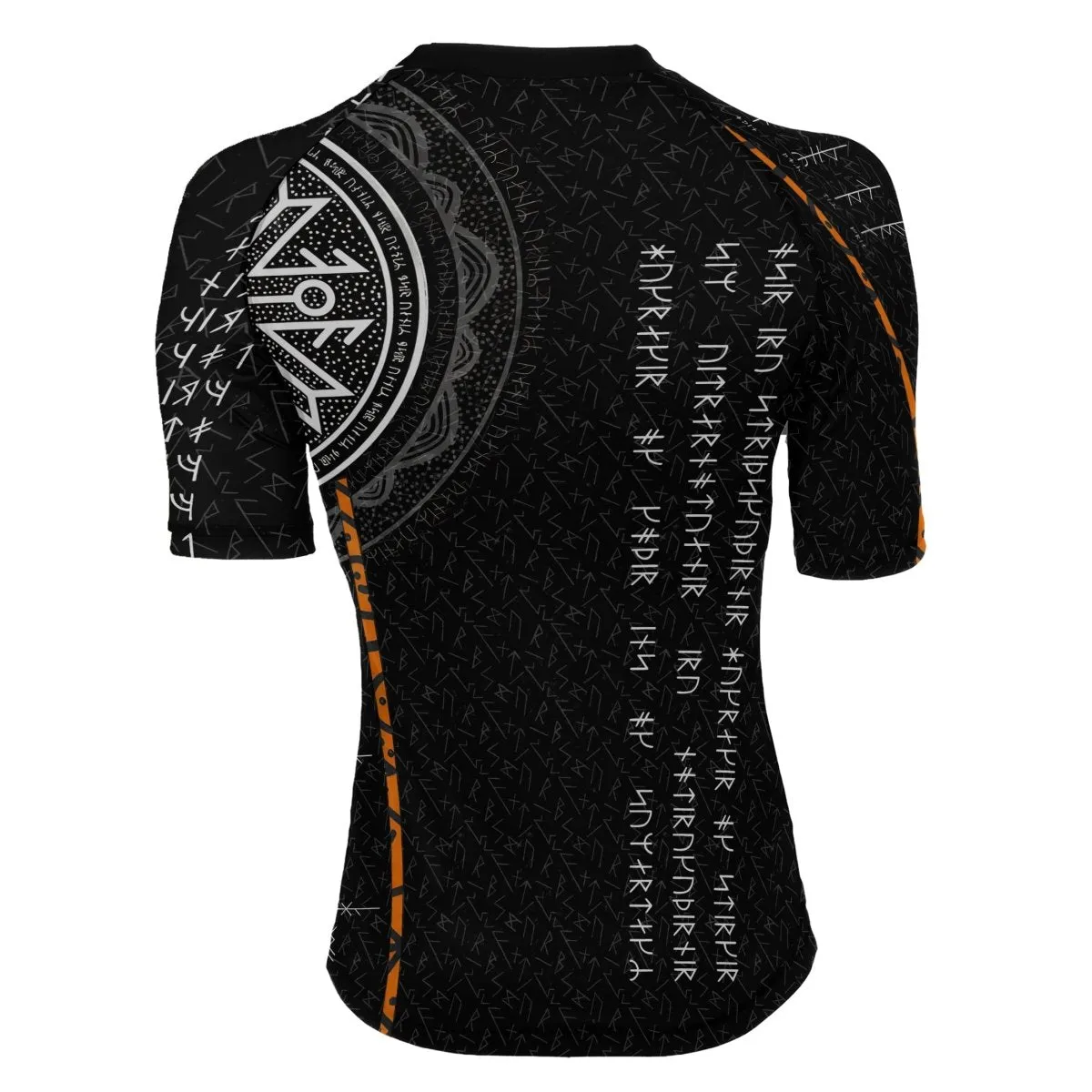 Viking Norse Rune Women's Short Sleeve Rash Guard
