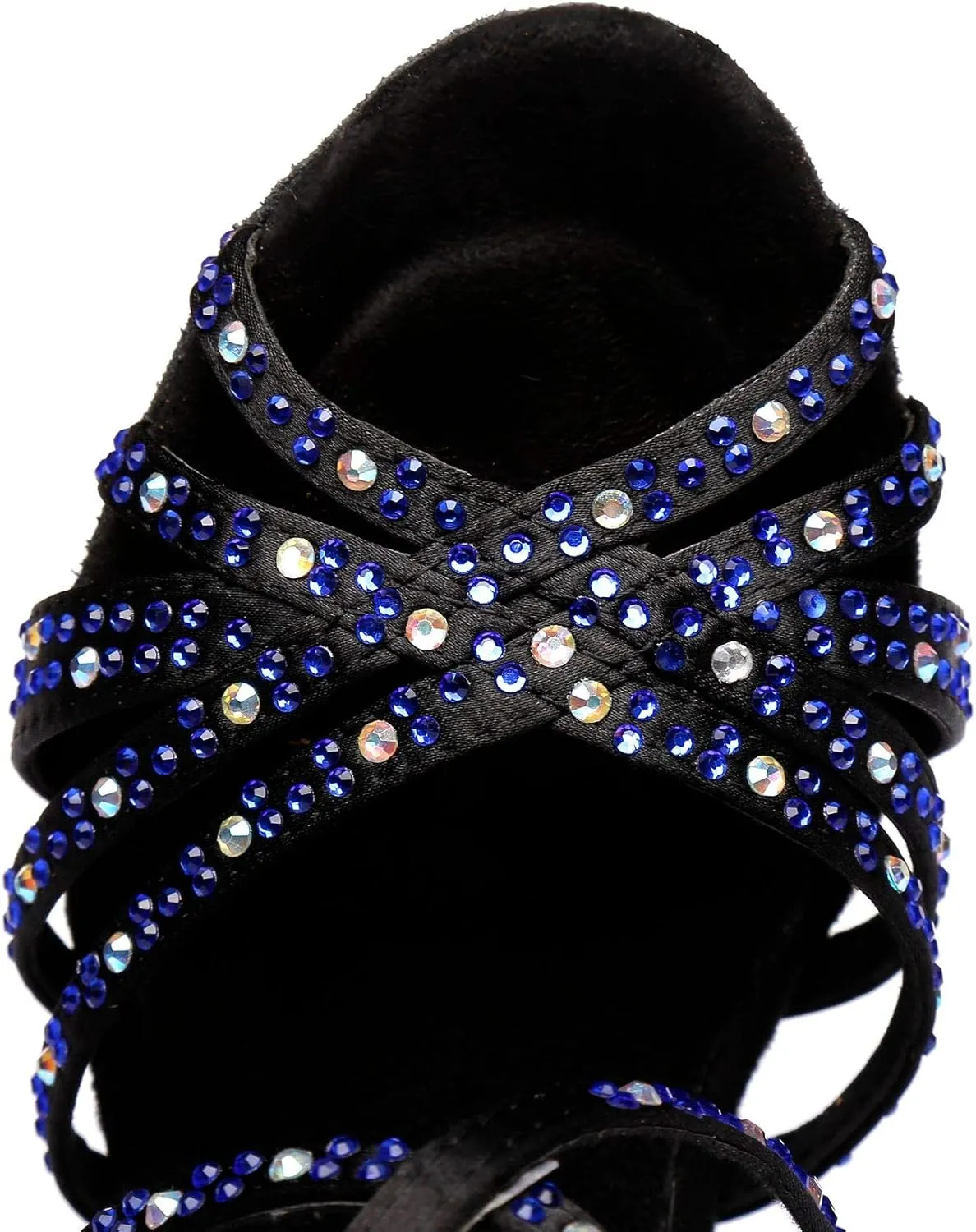 Women's 1920s Party Rhinestone Ballroom Dance Shoes Performance Wedding Dance Shoes