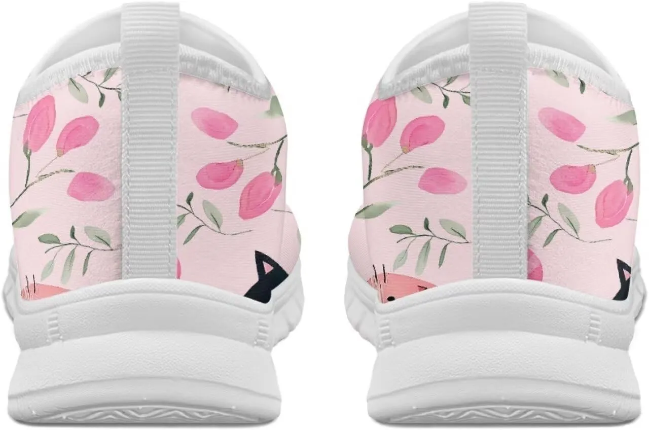 Women's Walking Shoes Cushion Athletic Jogging Shoe Casual Anti-Slip Tennis Sneakers for Outdoor Hiking Size 5.5-11.5 White Sole
